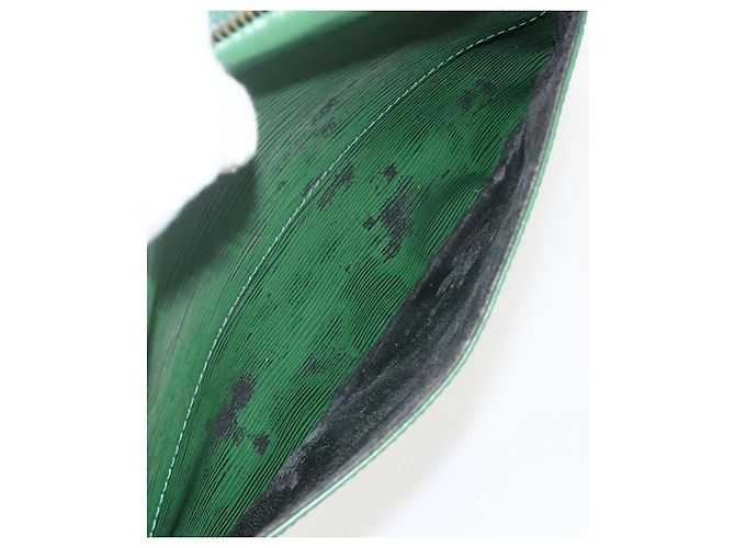 LOUIS VUITTON Borsa a Spalla Epi Trocadero 27 Verde M52314 LV Auth 175641 - vista 11