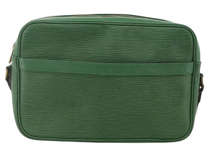 LOUIS VUITTON Borsa a Spalla Epi Trocadero 27 Verde M52314 LV Auth 175641 - vista 13
