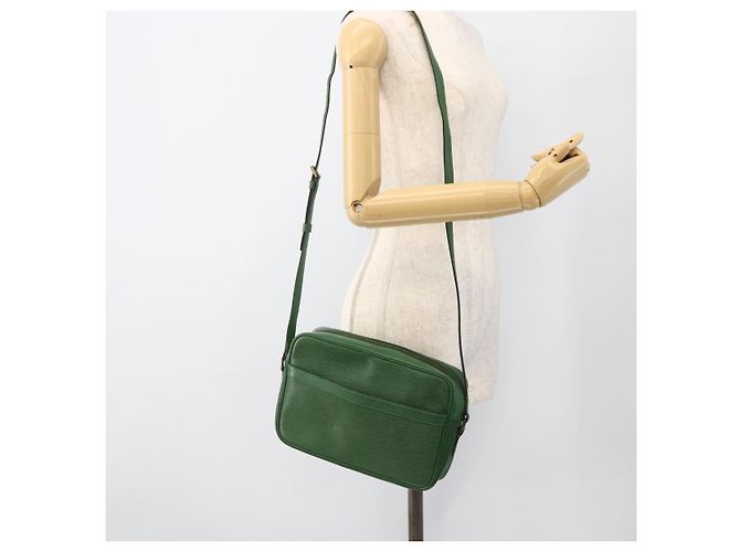 LOUIS VUITTON Borsa a Spalla Epi Trocadero 27 Verde M52314 LV Auth 175641 - vista 23