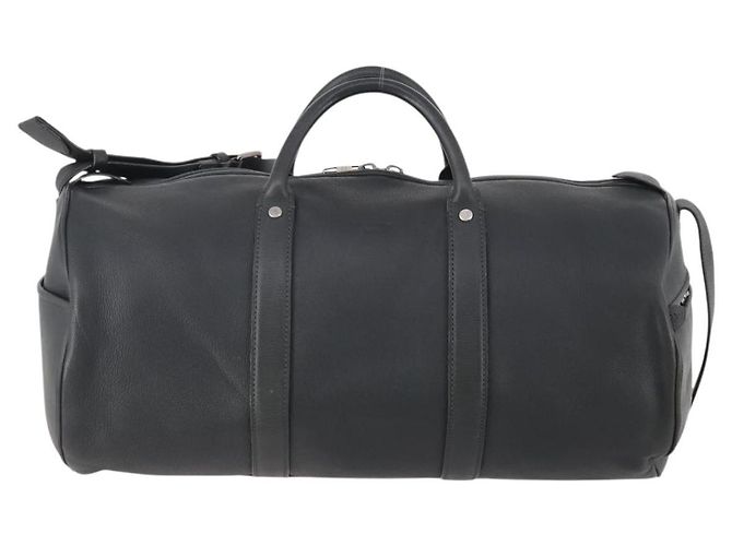 Borsa Boston LOUIS VUITTON in pelle Taurillon Clemence 2 in 1 Nera LV Auth bs34310 Nero - vista 13