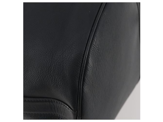 Borsa Boston LOUIS VUITTON in pelle Taurillon Clemence 2 in 1 Nera LV Auth bs34310 Nero - vista 17