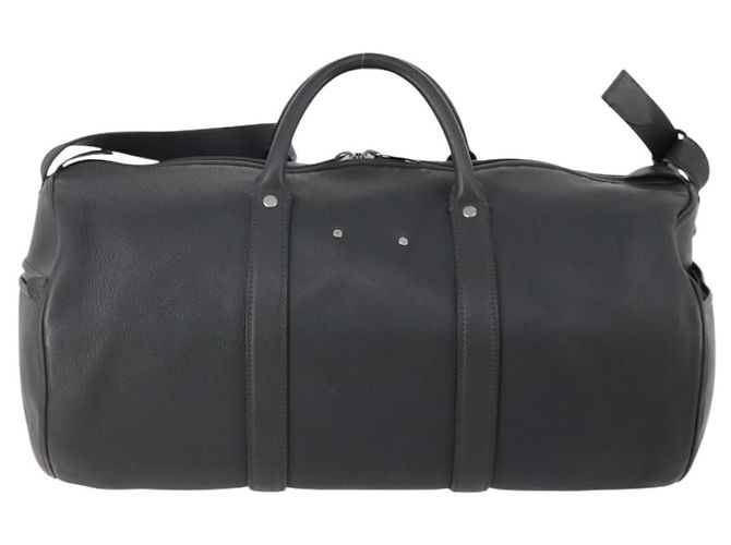 Borsa Boston LOUIS VUITTON in pelle Taurillon Clemence 2 in 1 Nera LV Auth bs34310 Nero - vista 2