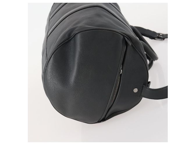Borsa Boston LOUIS VUITTON in pelle Taurillon Clemence 2 in 1 Nera LV Auth bs34310 Nero - vista 3