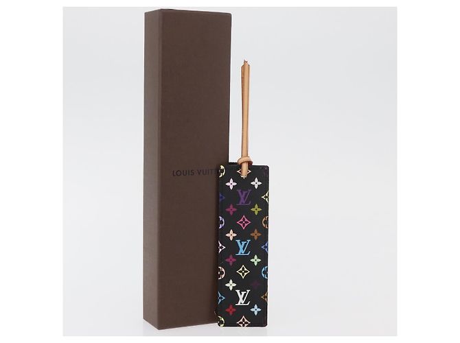 LOUIS VUITTON Marcador de Página Kadu Multicolor Preto M99197 LV Auth 176093A - vista 12