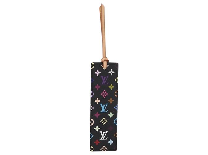 LOUIS VUITTON Marcador de Página Kadu Multicolor Preto M99197 LV Auth 176093A - vista 13