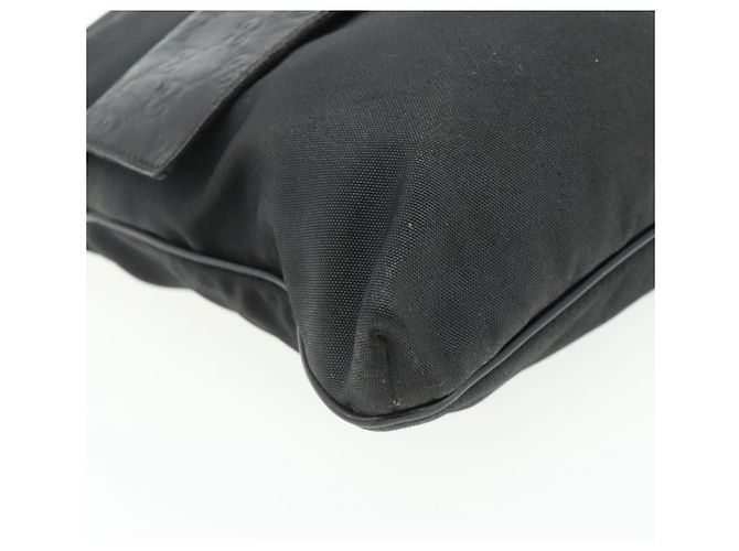 Borsa a Spalla GUCCI in Tela Nera Argento 169937 Auth kk663 Nero - vista 15