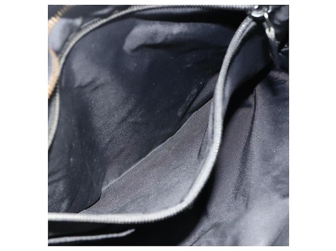 Borsa a Spalla GUCCI in Tela Nera Argento 169937 Auth kk663 Nero - vista 22