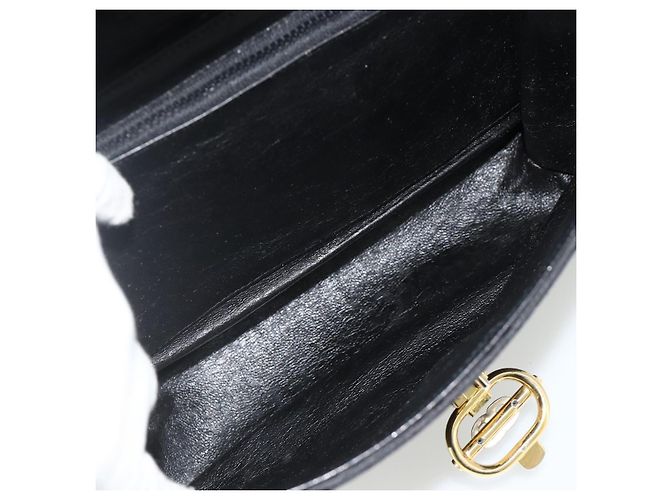 Borsa a Spalla GG Canvas Gucci Nera Oro Auth YKZ1114 Nero D'oro - vista 11