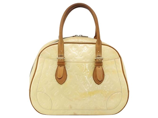 LOUIS VUITTON Borsa a Mano Summit Drive Monogram Vernis Perle M93514 LV Auth 175967 - vista 13