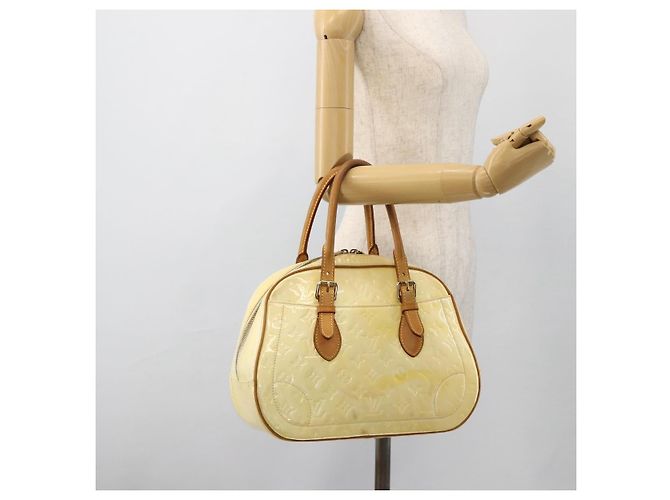 LOUIS VUITTON Borsa a Mano Summit Drive Monogram Vernis Perle M93514 LV Auth 175967 - vista 23