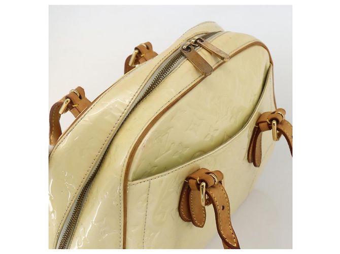 LOUIS VUITTON Borsa a Mano Summit Drive Monogram Vernis Perle M93514 LV Auth 175967 - vista 6