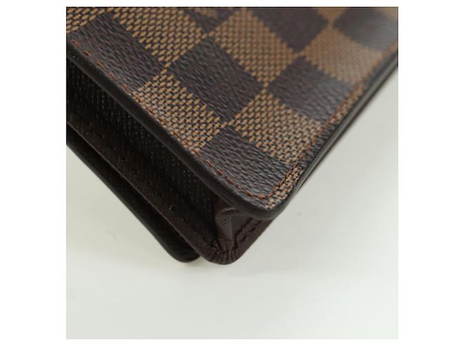 LOUIS VUITTON Langer Geldbeutel Kreditkartenetui Damier Ebene N60825 Auth am11341V - Ansicht 15