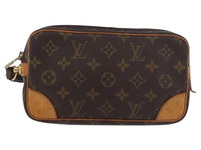 LOUIS VUITTON Pochette Marly Dragonne PM Monogramma M51827 LV Auth BA12140 - vista 13