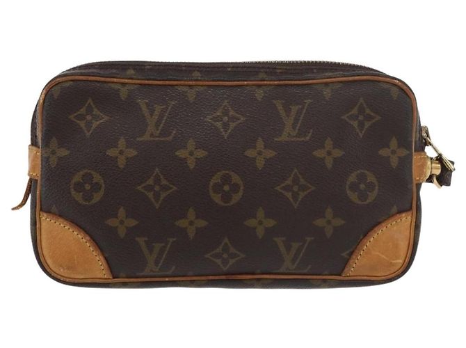 LOUIS VUITTON Pochette Marly Dragonne PM Monogramma M51827 LV Auth BA12140 - vista 2
