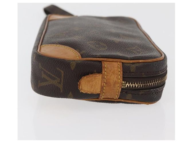 LOUIS VUITTON Pochette Marly Dragonne PM Monogramma M51827 LV Auth BA12140 - vista 3