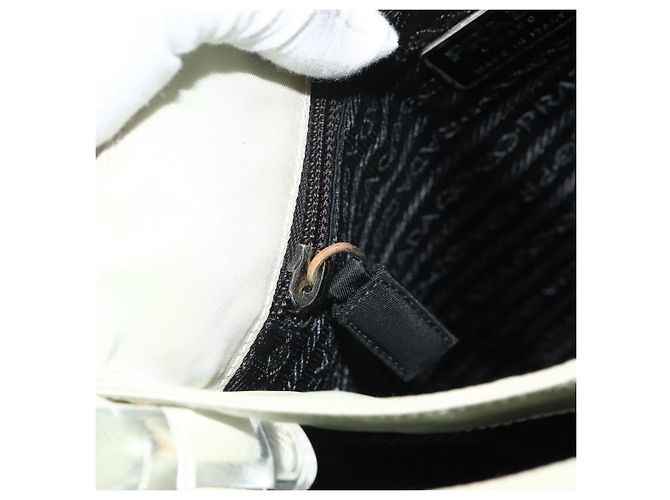 PRADA Borsa a mano in nylon blu baby chiaro Auth ti3873 Blu chiaro - vista 21