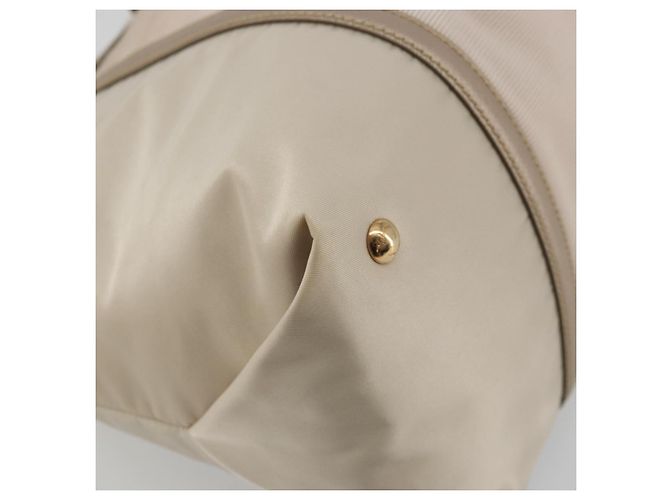 Borsa a mano Vala Ribbon in nylon rosa e oro Auth di Salvatore Ferragamo ka3946 - vista 14
