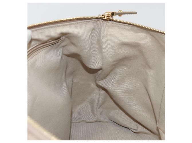 Borsa a mano Vala Ribbon in nylon rosa e oro Auth di Salvatore Ferragamo ka3946 - vista 19