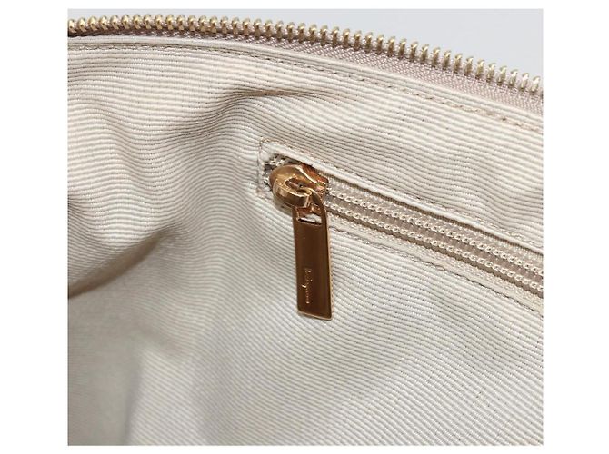 Borsa a mano Vala Ribbon in nylon rosa e oro Auth di Salvatore Ferragamo ka3946 - vista 21
