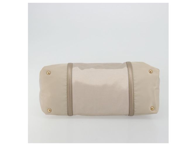 Borsa a mano Vala Ribbon in nylon rosa e oro Auth di Salvatore Ferragamo ka3946 - vista 5
