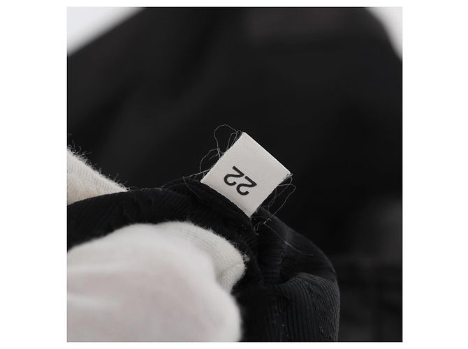 PRADA Borsa a mano in nylon nero argento Auth ka3999 - vista 12