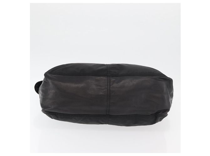 PRADA Borsa a mano in nylon nero argento Auth ka3999 - vista 5