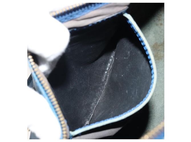 LOUIS VUITTON Borsa a Mano Epi Speedy 25 Blu Toledo M43015 LV Auth YKZ982 - vista 22