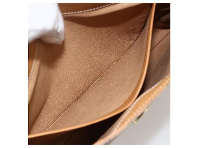 Gucci Borsa a mano Micro GG Supreme in PVC beige e oro 000 46 4857 Auth YKZ1075 D'oro - vista 23