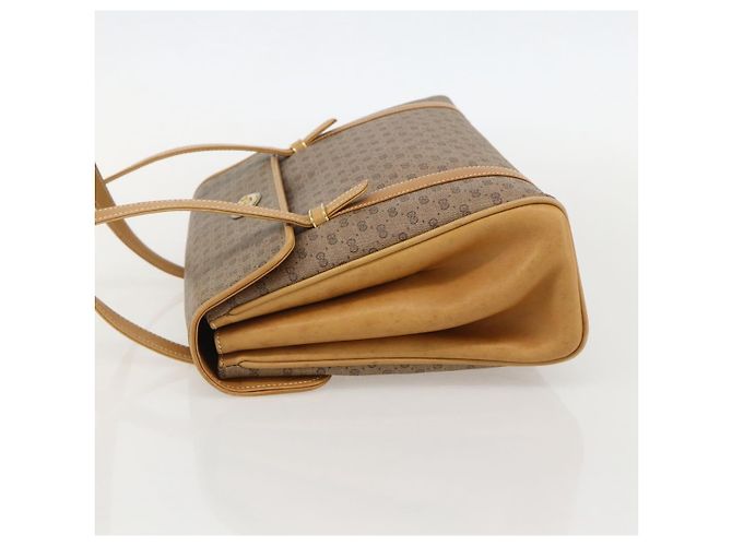 Gucci Borsa a mano Micro GG Supreme in PVC beige e oro 000 46 4857 Auth YKZ1075 D'oro - vista 3