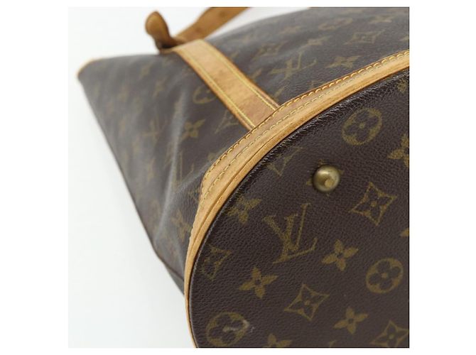 LOUIS VUITTON Borsa a Spalla Monogram Bucket GM M42236 LV Auth 175952 Monogramma - vista 15