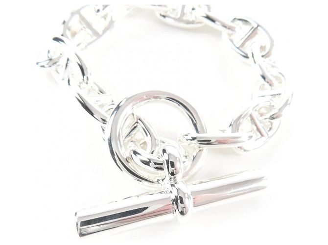 Bracciale Charm Chaine d'Ancre MM di Hermès Argento - vista 4