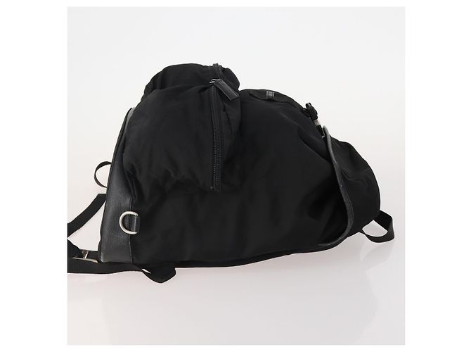 Zaino PRADA Nylon 2 Set Nero Auth 174965 - vista 4
