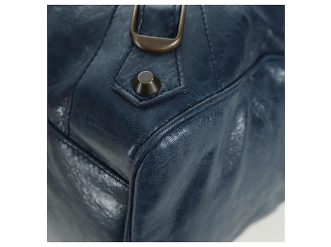 BALENCIAGA Borsa a Mano Twiggy in Pelle 2 in 1 Blu Navy 128523 Auth yk20202SAM - vista 16