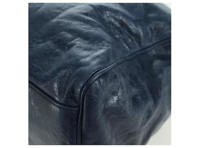 BALENCIAGA Borsa a Mano Twiggy in Pelle 2 in 1 Blu Navy 128523 Auth yk20202SAM - vista 18
