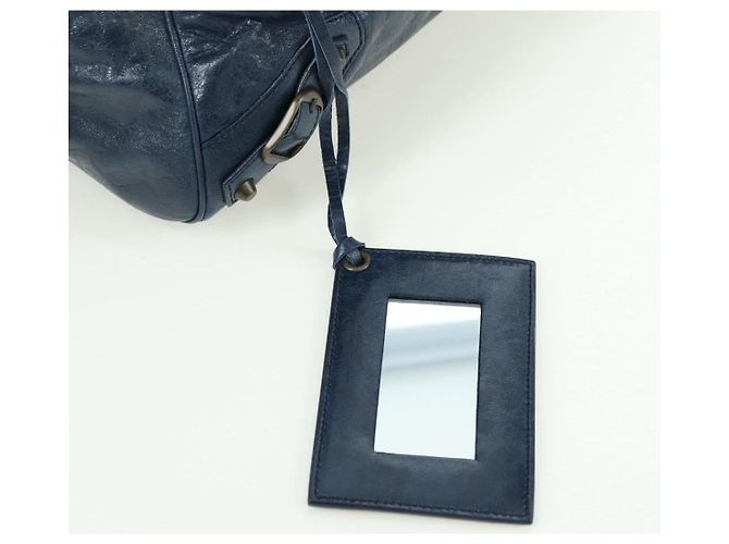 BALENCIAGA Borsa a Mano Twiggy in Pelle 2 in 1 Blu Navy 128523 Auth yk20202SAM - vista 19
