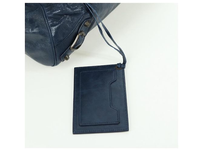 BALENCIAGA Borsa a Mano Twiggy in Pelle 2 in 1 Blu Navy 128523 Auth yk20202SAM - vista 20