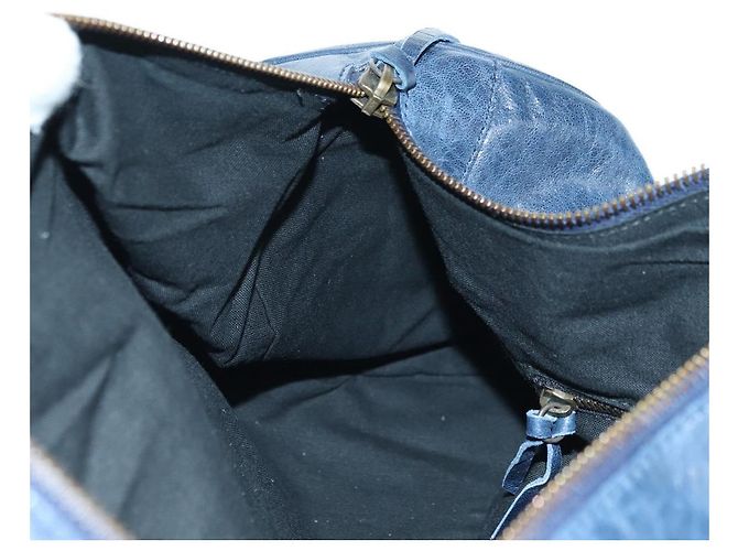 BALENCIAGA Borsa a Mano Twiggy in Pelle 2 in 1 Blu Navy 128523 Auth yk20202SAM - vista 24
