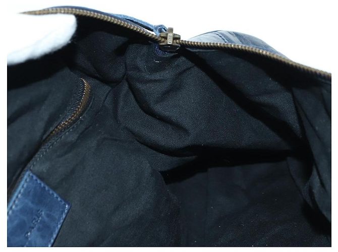BALENCIAGA Borsa a Mano Twiggy in Pelle 2 in 1 Blu Navy 128523 Auth yk20202SAM - vista 25