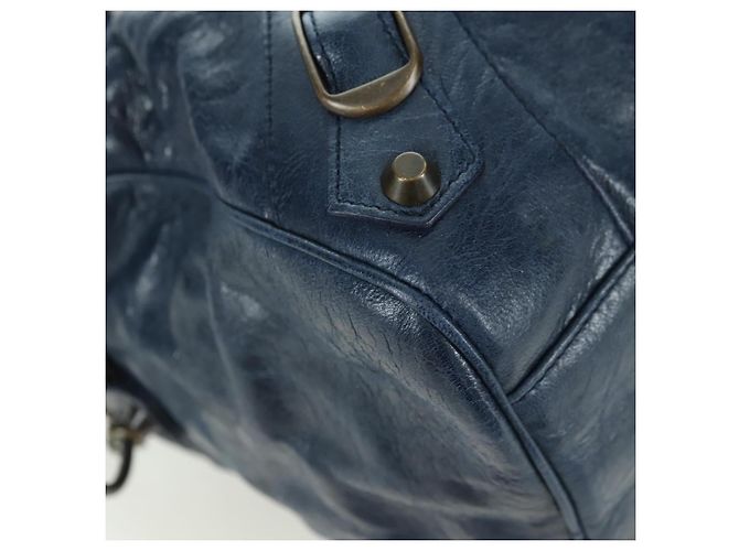 BALENCIAGA Borsa a Mano Twiggy in Pelle 2 in 1 Blu Navy 128523 Auth yk20202SAM - vista 9