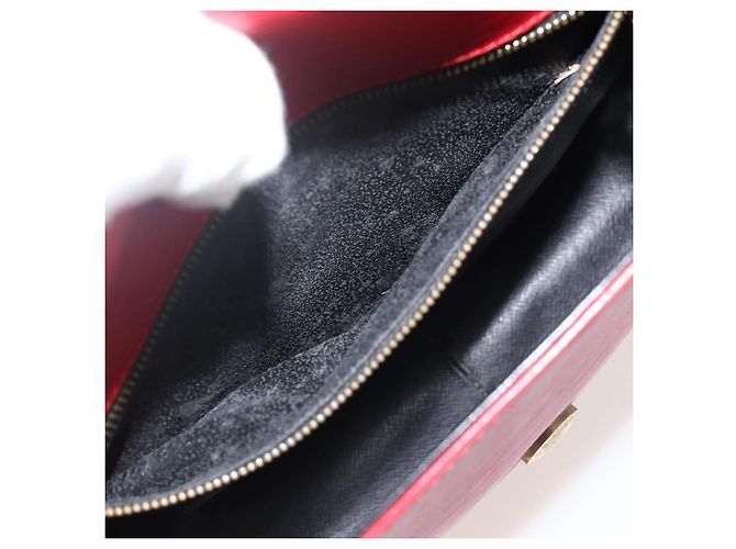 LOUIS VUITTON Borsa a Spalla Epi Saint Cloud GM Rossa M52197 LV Auth YKZ1560 Rosso - vista 11