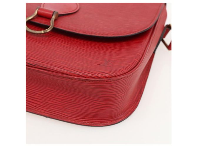 LOUIS VUITTON Borsa a Spalla Epi Saint Cloud GM Rossa M52197 LV Auth YKZ1560 Rosso - vista 14