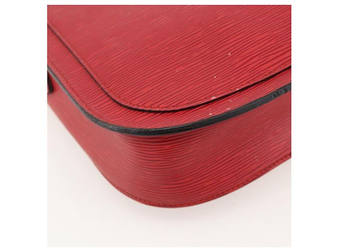 LOUIS VUITTON Borsa a Spalla Epi Saint Cloud GM Rossa M52197 LV Auth YKZ1560 Rosso - vista 17