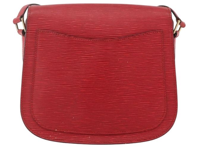 LOUIS VUITTON Borsa a Spalla Epi Saint Cloud GM Rossa M52197 LV Auth YKZ1560 Rosso - vista 2