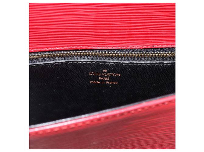 LOUIS VUITTON Borsa a Spalla Epi Saint Cloud GM Rossa M52197 LV Auth YKZ1560 Rosso - vista 20