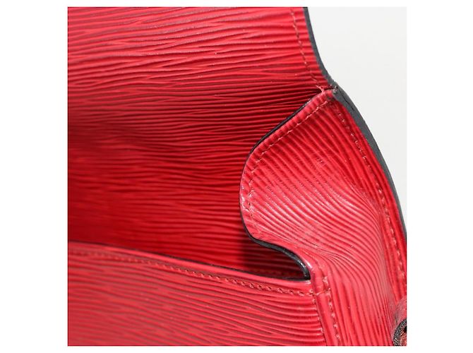 LOUIS VUITTON Borsa a Spalla Epi Saint Cloud GM Rossa M52197 LV Auth YKZ1560 Rosso - vista 21