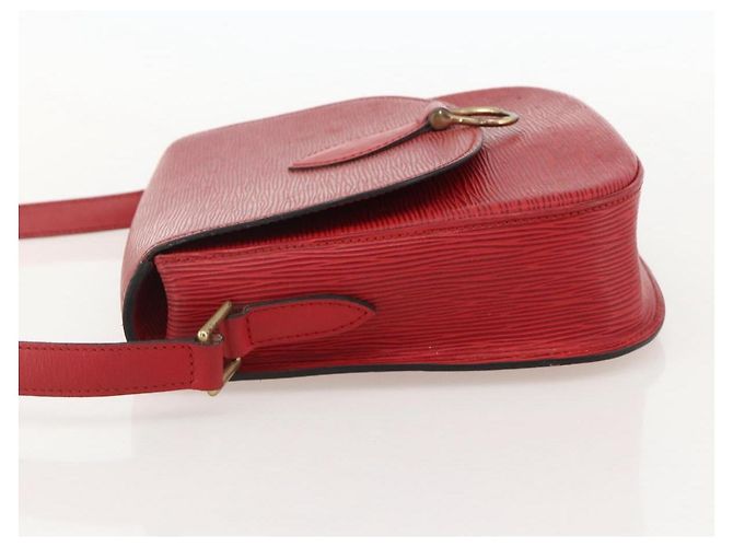 LOUIS VUITTON Borsa a Spalla Epi Saint Cloud GM Rossa M52197 LV Auth YKZ1560 Rosso - vista 3