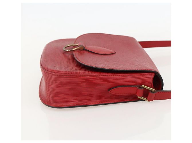 LOUIS VUITTON Borsa a Spalla Epi Saint Cloud GM Rossa M52197 LV Auth YKZ1560 Rosso - vista 4