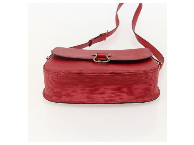 LOUIS VUITTON Borsa a Spalla Epi Saint Cloud GM Rossa M52197 LV Auth YKZ1560 Rosso - vista 5