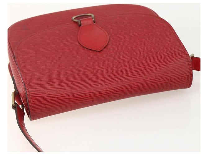LOUIS VUITTON Borsa a Spalla Epi Saint Cloud GM Rossa M52197 LV Auth YKZ1560 Rosso - vista 6