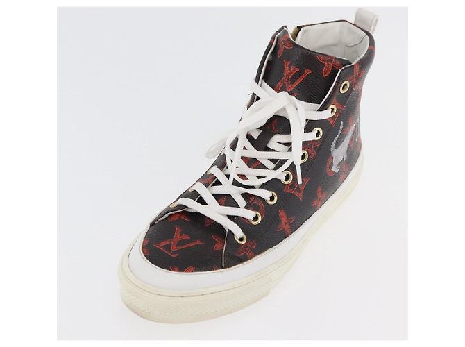 Zapatillas Catgram Stellar Line LOUIS VUITTON LV Auth 176071M Monograma - vista 25